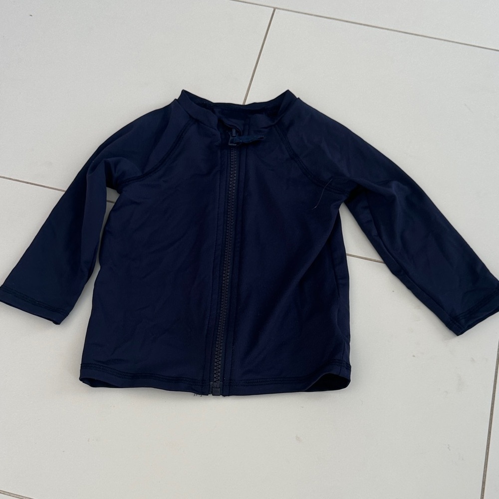 Cat & Jack Kids Navy Swim rash guard 18m